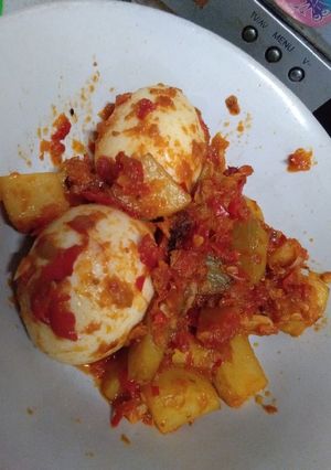 Foto resep Telur kentang balado