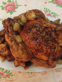 Una foto de Pularda fácil al horno