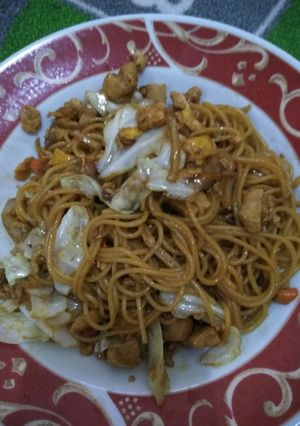 Foto resep Spaghetti Goreng Ayam
