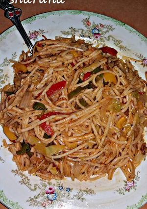 A picture of Hakka Noodles.