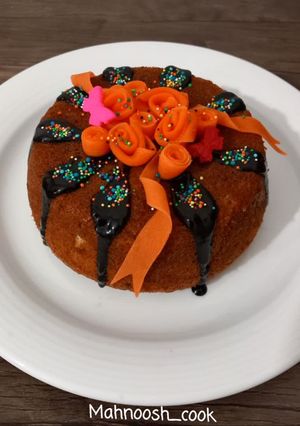 عکسی از دستور کیک هویج و گردو🎉