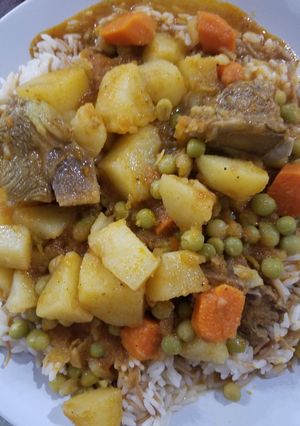 صورة لوصفة كاري مع لحمة