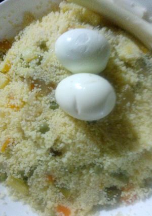 A picture of Vegetable Mesfouf (Kabyle-Style Couscous with Vegetables).