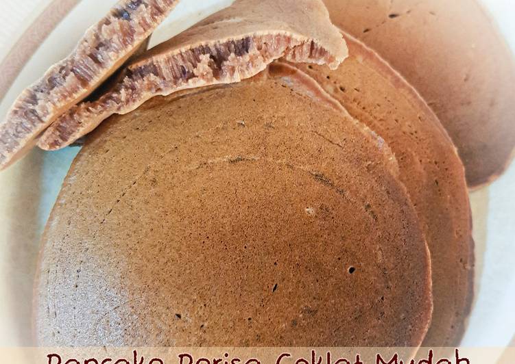 Pancake Perisa Coklat Mudah - anekaresepienak.com