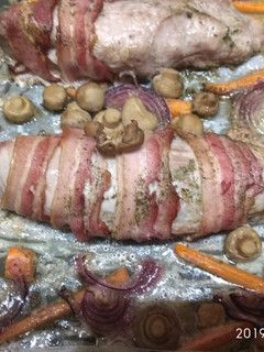 Una foto de Solomillo de cerdo asado