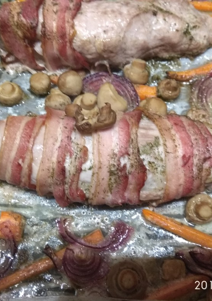 Una foto de Solomillo de cerdo asado