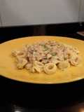 Pastas | Capeletines con salsa de roquefort (invento)