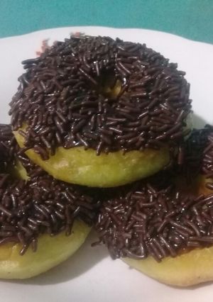 Foto resep 90. Donat Pandan