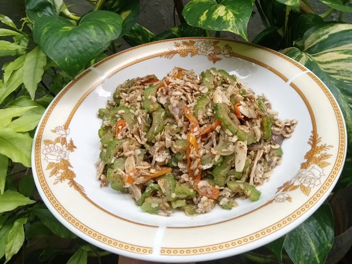 Langkah Gampang Membuat Resep Tumis pare udang rebon yang Lezat Anti Ribet, Bisa Manjain Lidah