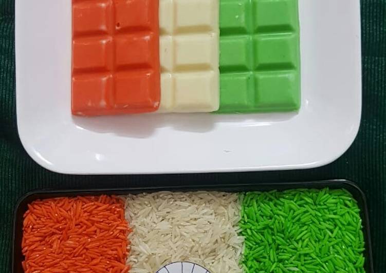 Recipe of Ultimate Tricolor Chocolate