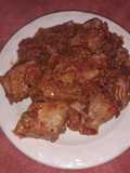 Carne de puerco a la mexicana, con chorizo