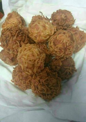 Foto resep Bola Bola mie simple