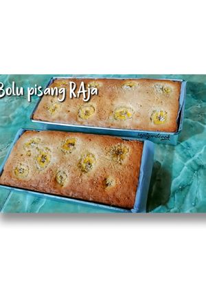 Foto resep 062. Bolu pisang raja (lembut) 🍌🍌🍌