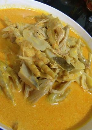 Foto resep Gulai nangka ceker ayam#BikinRamadhanBerkesan