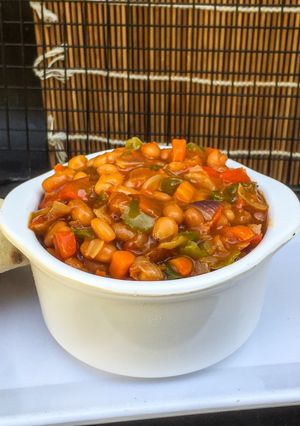 Miyar waken gwangwani (baked beans soup) ainihin hoton girkin