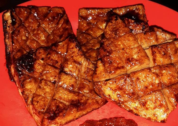 Bagaimana Membuat Tahu Bakar Teflon, Sempurna