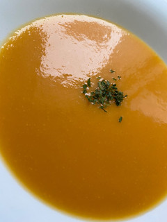 Una foto de Crema de Calabaza cremosa