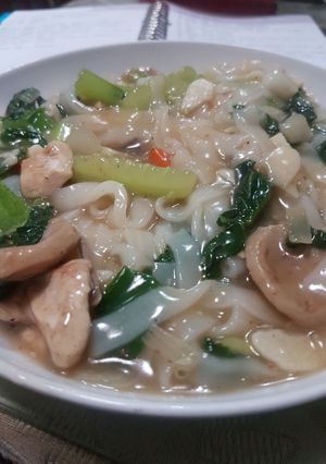 Foto resep Kwetiau Siram Ayam