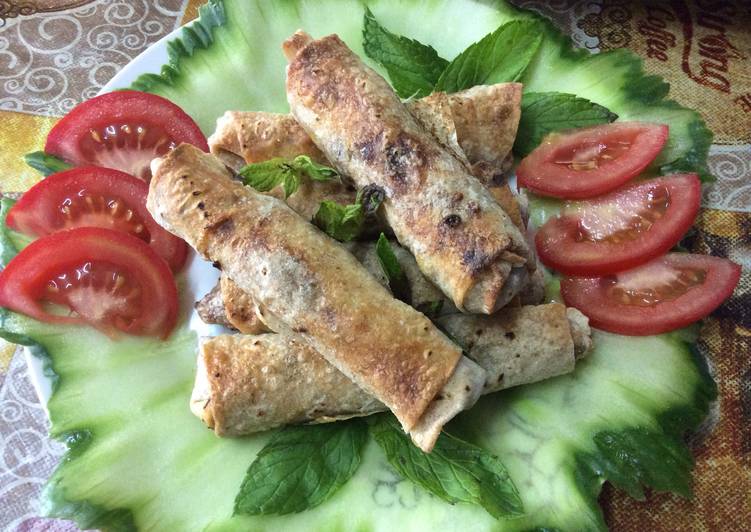 طريقة عمل مسخن روول (مسخن بخبز الشراك)