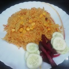 A picture of Corn Fried Rice.