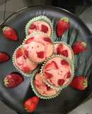 Strawberry banana muffins