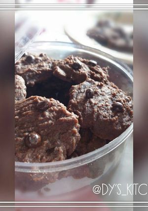 Foto resep Eggless Choco Cookies