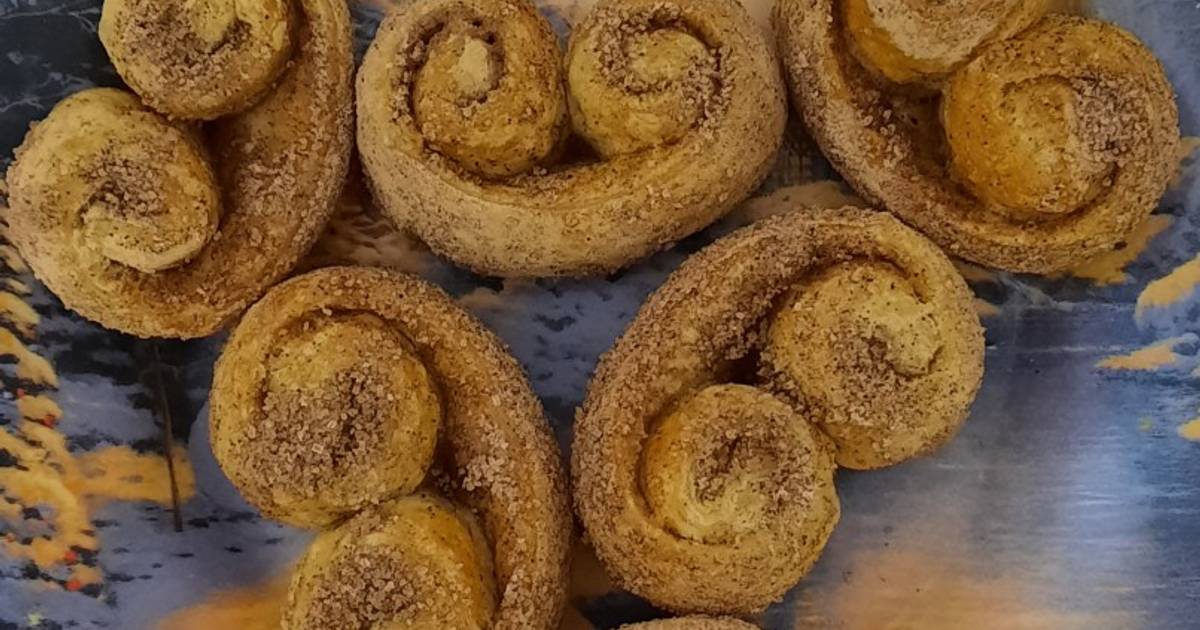 Ушки Из Слоеного Теста Фото