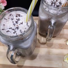 Chocolate milk shake A picture of Chocolate milk shake.