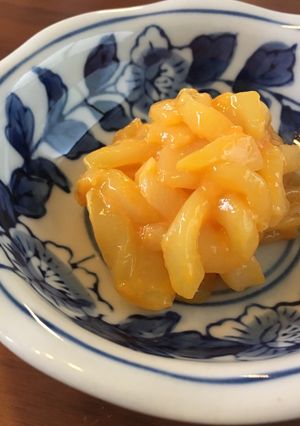 A picture of Ika Uni (Squid and Sea urchin).