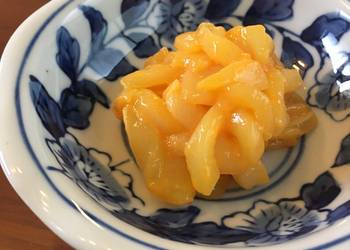 How to Recipe Delicious Ika Uni Squid and Sea urchin