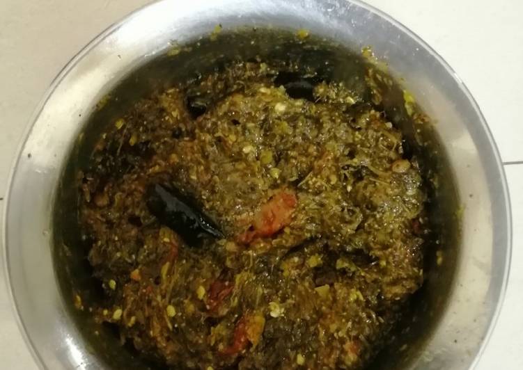 Recipe of Favorite Sorrel leaves chutney gongura chutney