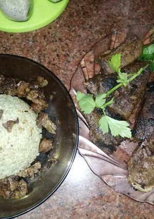 صورة لوصفة كبده مشويه على الجريل