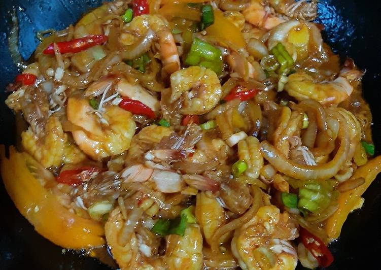 Udang saos mentega