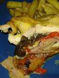 Pollo al libro (agridulce)