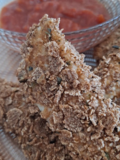 Una foto de Pollo frito muy crunchy