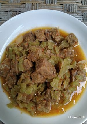 Foto resep Tumis Pare Tempe Masem