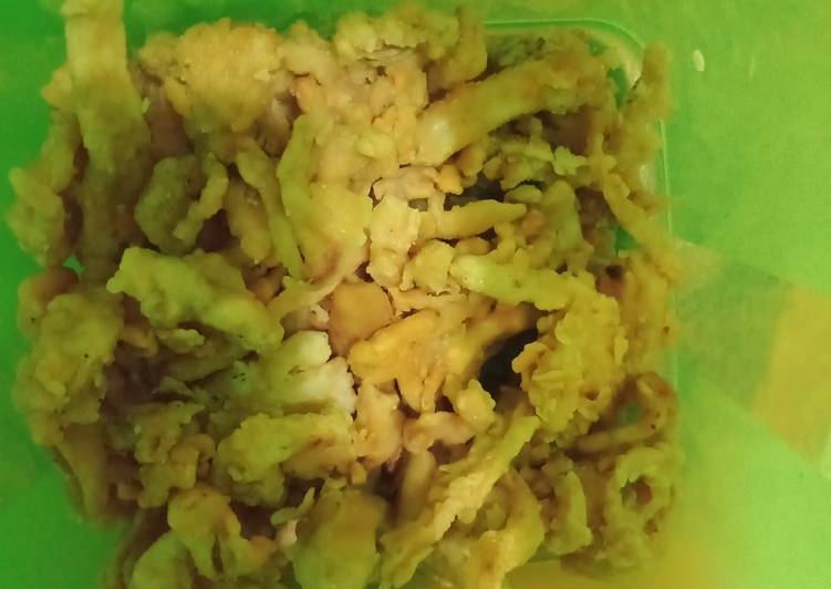 Resep Kripik jamur tiram kriuk Anti Gagal