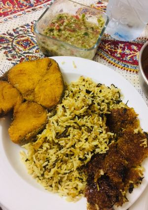 عکسی از دستور پلو بن سرخ