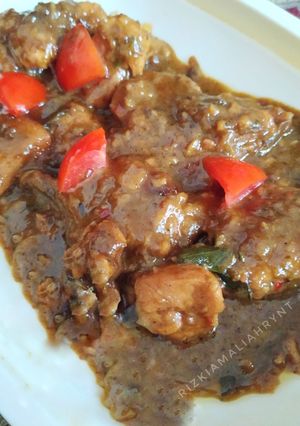 Foto resep Ayam Bumbu Sate (Pake Bumbu Pecel Dikecapin)