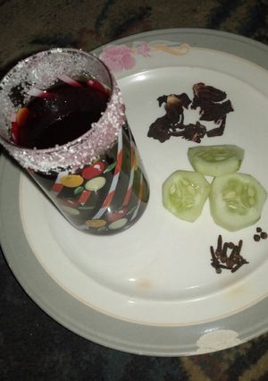 A picture of Zobo drink..