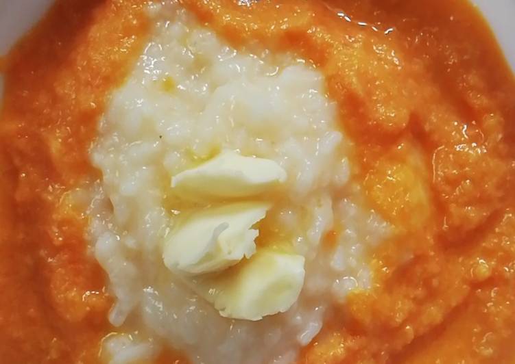 MPASI 7 Bulan - Puree Sup Tomat Ayam