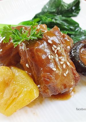 รูปของ ซี่โครงหมูตุ๋นสับปะรดเห็ดหอม