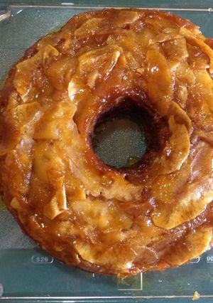 Una foto de Tarta de Manzana Invertida