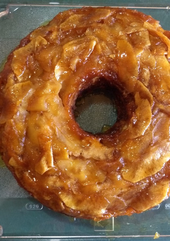 Una foto de Tarta de Manzana Invertida
