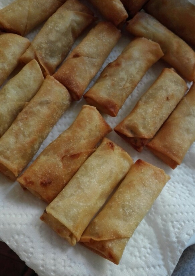 Una foto de Rollitos de primavera