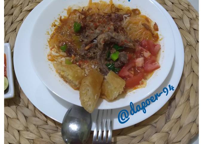 Cara Gampang Membuat 142. Soto mie, Bisa Manjain Lidah