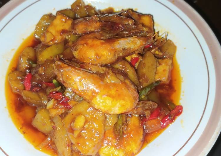 Udang saus mentega