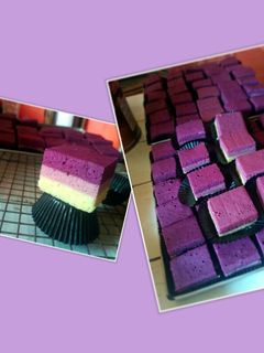 Foto resep Ombre Cake Kukus