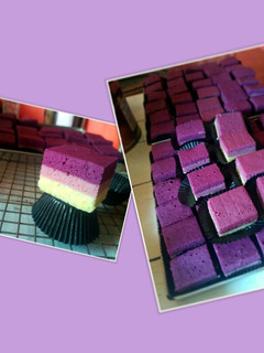 Foto resep Ombre Cake Kukus