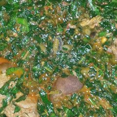 A picture of Veggie soup.